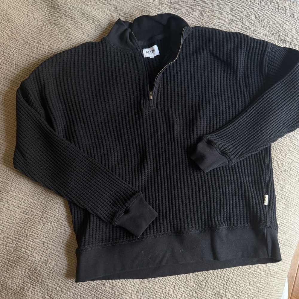 Mate the label waffle sweatshirts